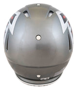 Falcons Julio Jones Signed Flash Full Size Speed Proline Helmet W/ Case BAS Wit