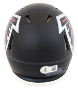 Falcons Julio Jones Authentic Signed Speed Mini Helmet W/ Case BAS Witnessed