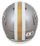 Saints Cameron Jordan Signed Flash Speed Mini Helmet W/ Case BAS Witnessed