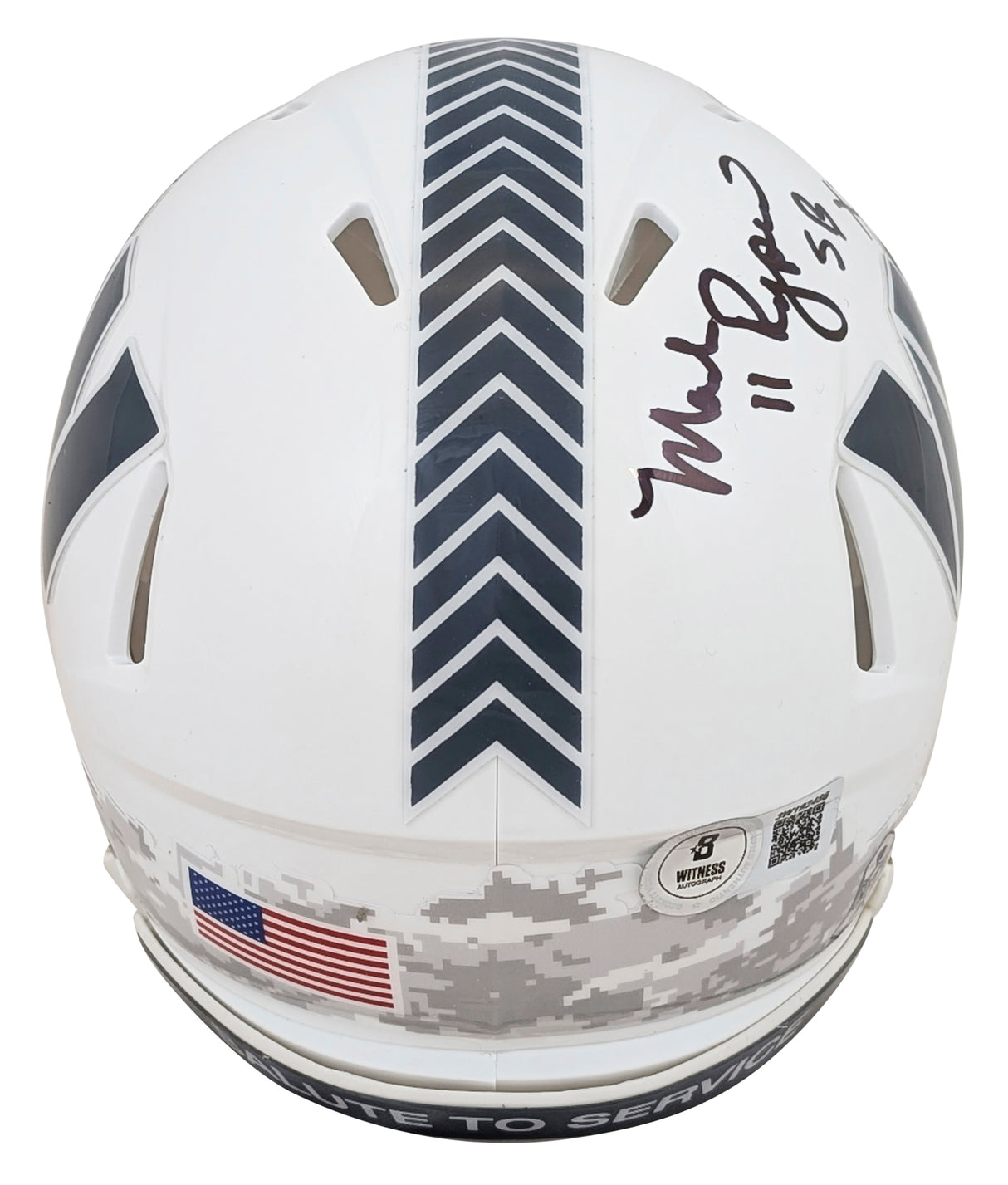 Commanders Mark Rypien "SB XXVI MVP" Signed STS III Speed Mini Helmet BAS Wit