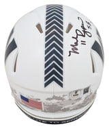 Commanders Mark Rypien "SB XXVI MVP" Signed STS III Speed Mini Helmet BAS Wit