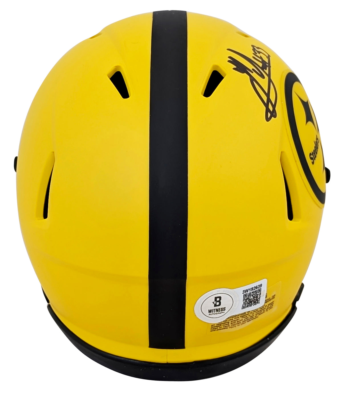 Steelers Jack Sawyer Authentic Signed Rave Speed Mini Helmet W/ Case BAS Witness
