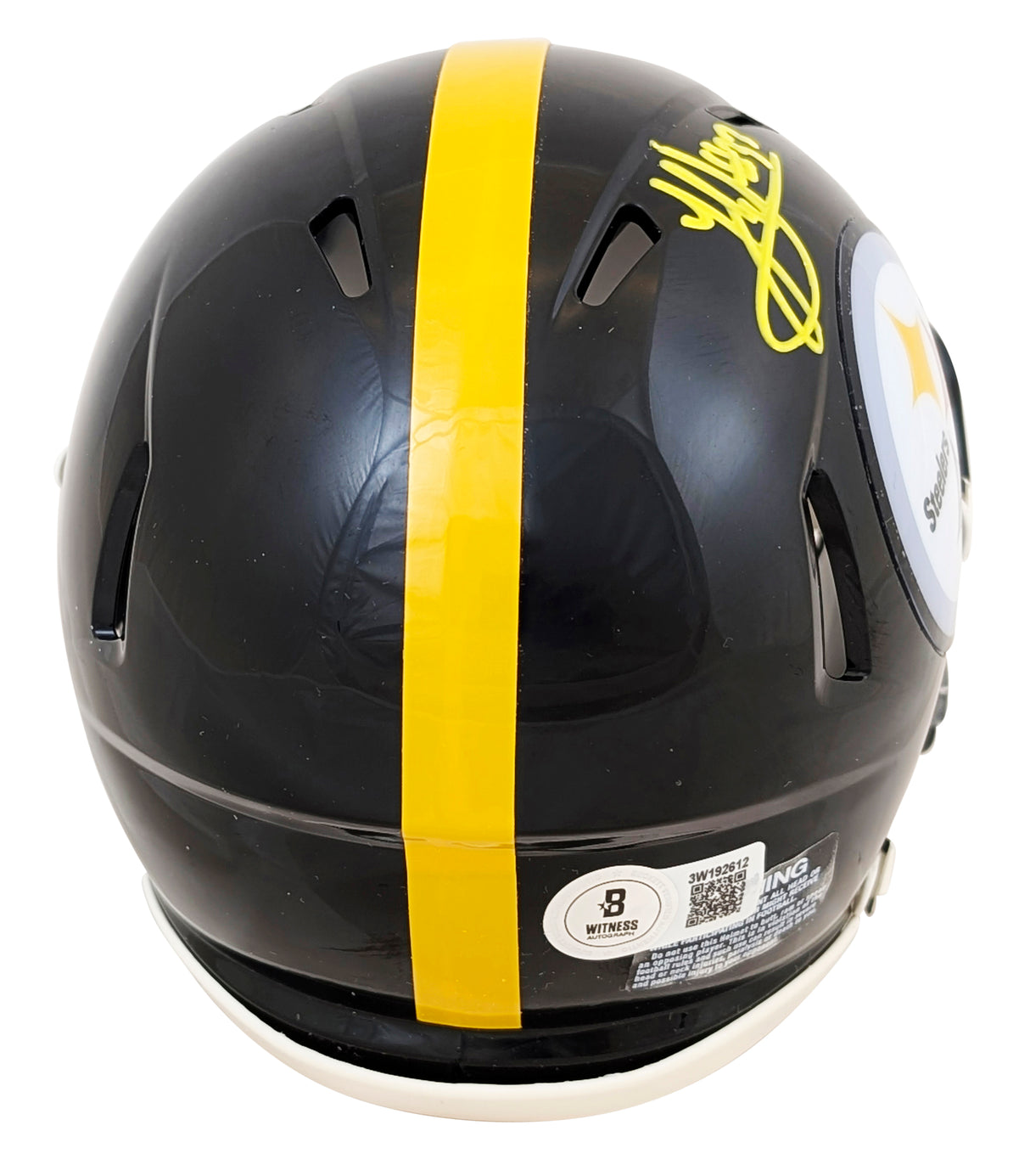 Steelers Jack Sawyer Authentic Signed Speed Mini Helmet BAS Witnessed