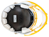 Chargers Omarion Hampton Signed Full Size Speed Rep Helmet BAS Witnessed