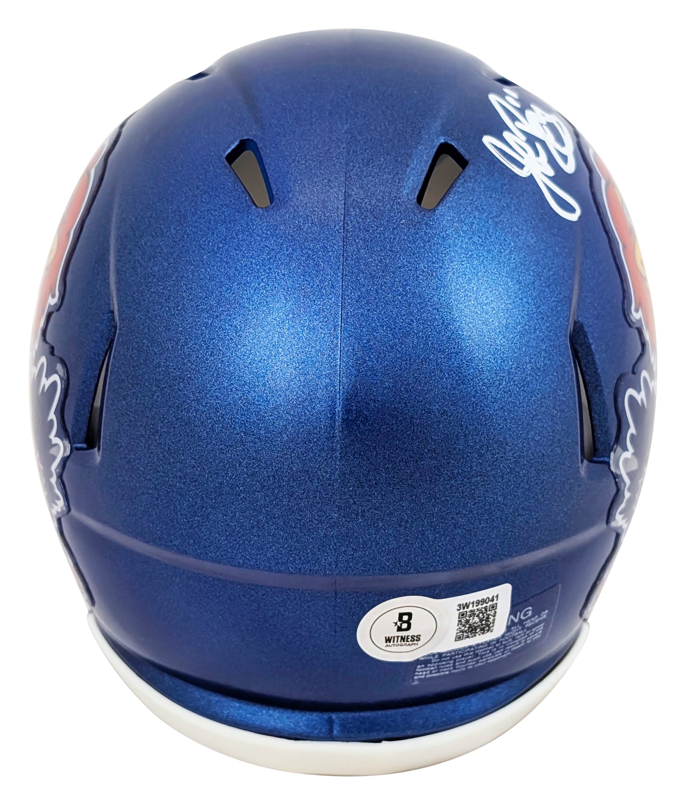 Kansas John Riggins Authentic Signed Speed Mini Helmet Autographed BAS Witnessed