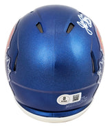 Kansas John Riggins Authentic Signed Speed Mini Helmet Autographed BAS Witnessed