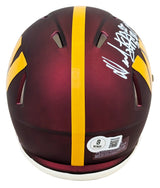 Commanders Dexter Manley "2x SB Champ" Signed Speed Mini Helmet BAS Witnessed