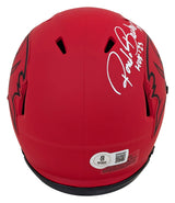 Buccaneers Ronde Barber "HOF 23" Signed Rave Speed Mini Helmet W/ Case BAS Wit