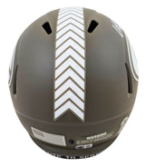 Packers Matthew Golden Signed Salute To Service Full Size Speed Rep Helmet BAS W