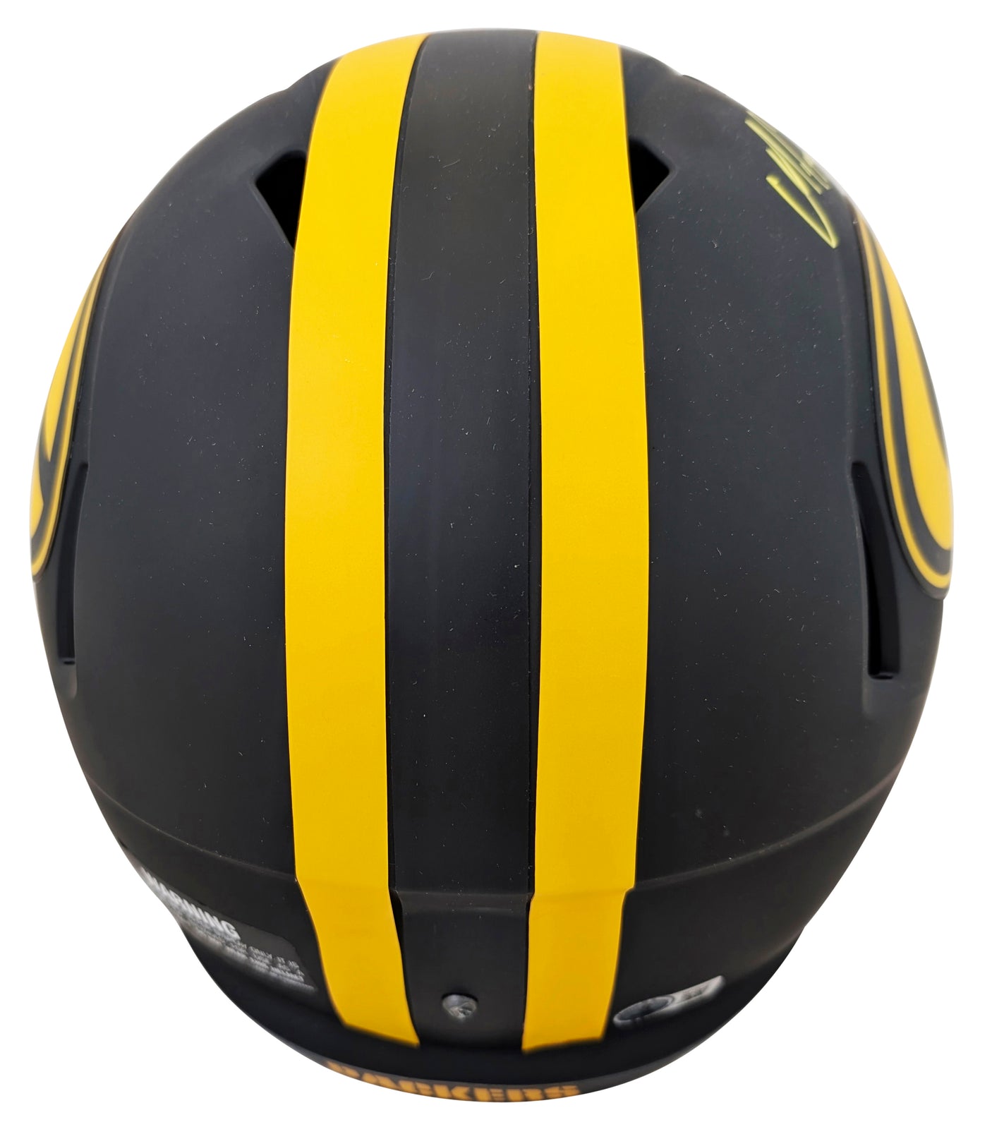 Packers Matthew Golden Signed Eclipse Full Size Speed Rep Helmet BAS Witnessed