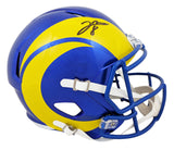Rams Jared Verse Authentic Signed Full Size Speed Rep Helmet W/ Case BAS Witness