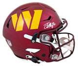 Commanders Terry McLaurin Signed Speed Flex Full Size Helmet BAS Witnessed