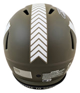 Commanders Terry McLaurin Signed STS Full Size Speed Proline Helmet BAS Witness