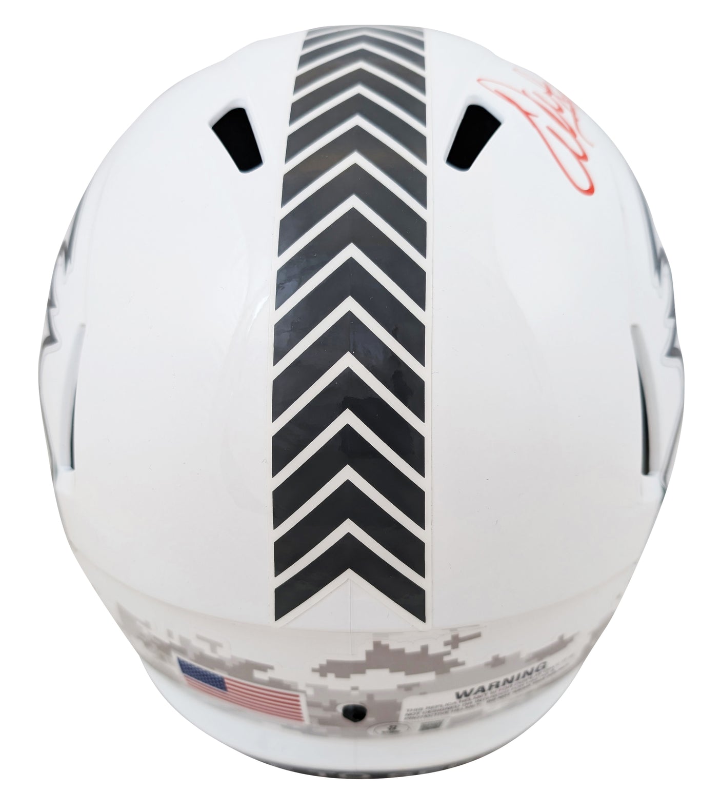 Buccaneers Warren Sapp "HOF 13" Signed STS III F/S Speed Rep Helmet W/ Case BAS