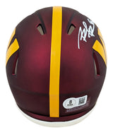 Commanders Brian Robinson Jr. Signed Speed Mini Helmet W/ Case BAS Witnessed