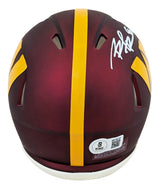 Commanders Brian Robinson Jr. Authentic Signed Speed Mini Helmet BAS Witnessed