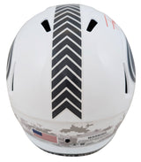 49ers Frank Gore Signed Salute To Service III Full Size Speed Rep Helmet BAS Wit