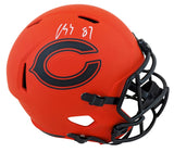 Bears Luther Burden III Signed Rave Full Size Speed Rep Helmet BAS Witnessed