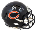 Bears Luther Burden III Authentic Signed Speed Mini Helmet W/ Case BAS Witnessed