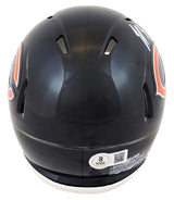 Bears Luther Burden III Authentic Signed Speed Mini Helmet BAS Witnessed