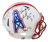 (3) Campbell, George & Moon Signed 81-98 TB F/S Speed Proline Helmet W/ Case BAS
