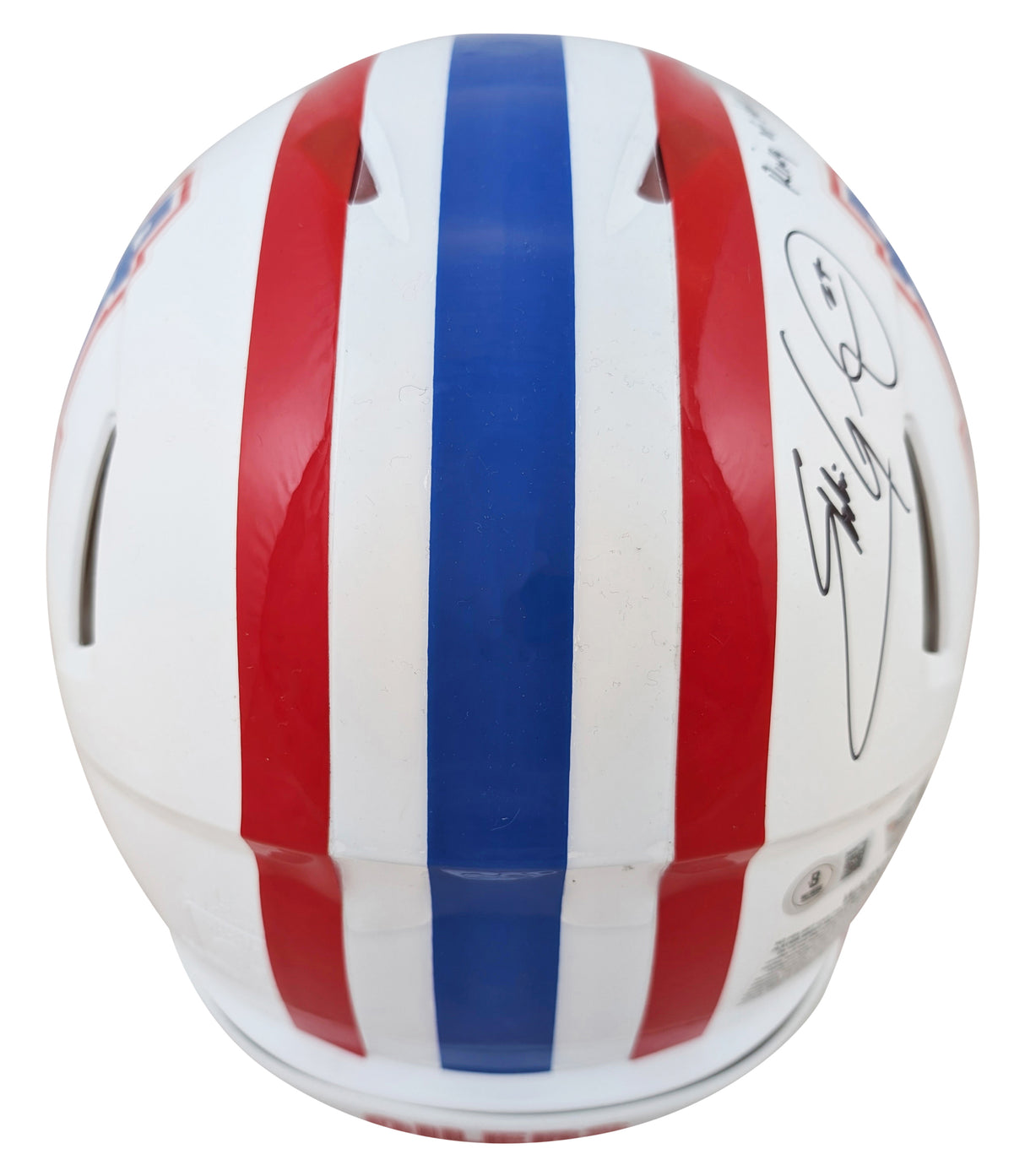 Oilers (3) Campbell, George & Moon Signed 81-98 TB F/S Speed Proline Helmet BAS