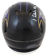 Ravens Isaiah Likely Authentic Signed Speed Mini Helmet W/ Case BAS Witnessed