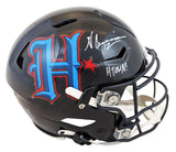 Texans Nico Collins "H-Town" Signed 2024 On-Field Alt Speed Flex F/S Helmet BAS