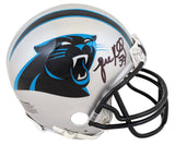 Panthers Luke Kuechly Authentic Signed VSR4 Mini Helmet BAS Witnessed