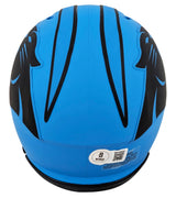 Panthers Luke Kuechly Signed Rave Speed Mini Helmet W/ Case BAS Witnessed