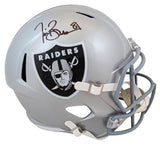 Raiders Tim Brown Authentic Signed Full Size Speed Rep Helmet W/ Case Fanatics