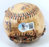 Sandlot Cast Signed Custom Baseball w/9 Signatures- Beckett W Holo