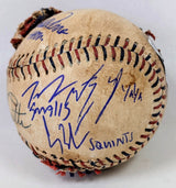 Sandlot Cast Signed Custom Baseball w/9 Signatures- Beckett W Holo