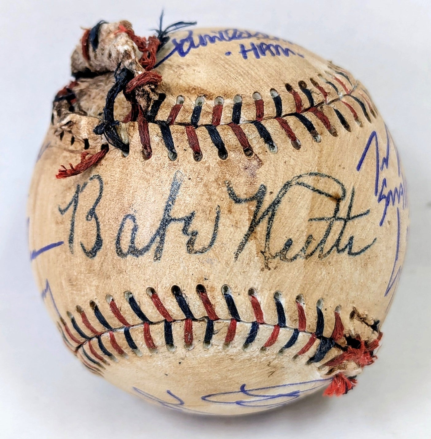 Sandlot Cast Signed Custom Baseball w/9 Signatures- Beckett W Holo