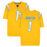 Quentin Johnston Autographed Los Angeles Chargers Gold Nike Game Jersey Fanatics