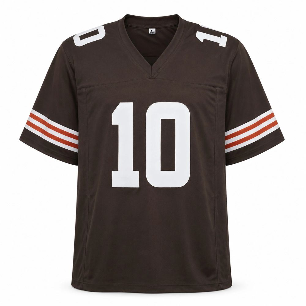Quinshon Judkins Cleveland Signed Brown Football Jersey BAS