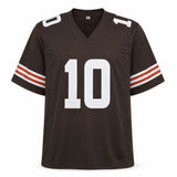 Quinshon Judkins Cleveland Signed Brown Football Jersey BAS