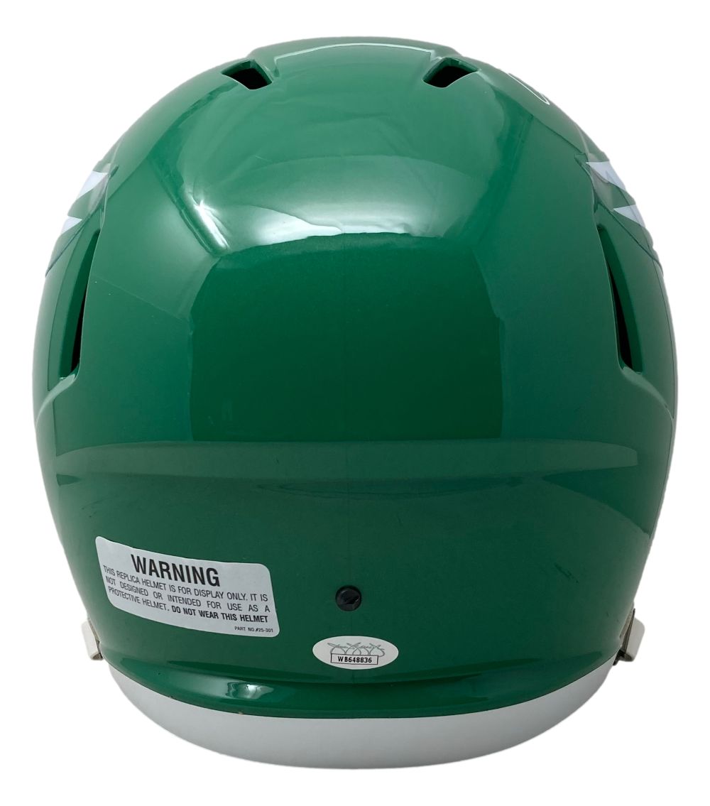 Quinyon Mitchell Signed Eagles Full Size Kelly Green Speed Replica Helmet JSA