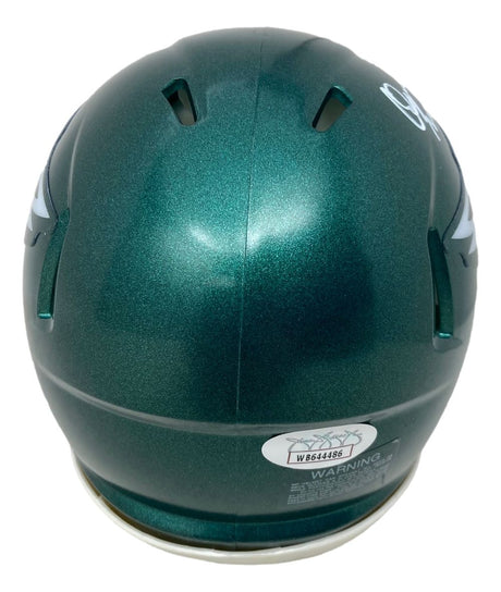 Quinyon Mitchell Signed Philadelphia Eagles Mini Speed Helmet JSA - Sports Integrity