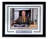 Rainn Wilson Signed Framed 11x14 The Office Dwight Interim Mgr Photo PSA/DNA