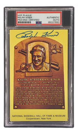 Ralph Kiner Signed 4x6 Pittsburgh Pirates HOF Plaque Card PSA/DNA 85027893 - Sports Integrity