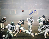 Randall Cunningham Signed 16x20 Philadelphia Eagles Fog Bowl Photo BAS