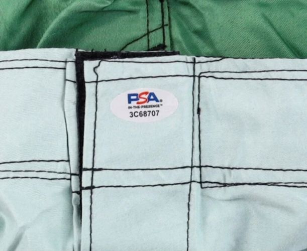 Raul Rosas Signed Green MMA Venom Fight Trunks PSA/DNA