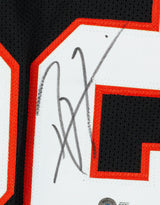 Ray Lewis Signed Custom Black Pro Style Football Jersey BAS ITP