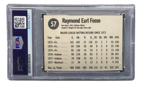 Ray Fosse Signed Milwaukee Brewers 1978 Hostess #57 Trading Card PSA/DNA 84997821 - Sports Integrity