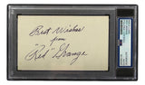 Red Grange Chicago Bears Signed Index Card Best Wishes PSA/DNA