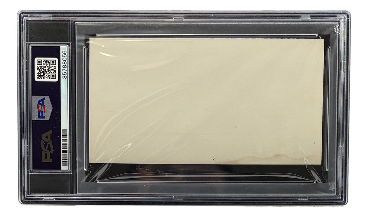 Red Grange Chicago Bears Signed Index Card PSA/DNA