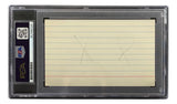 Red Grange Chicago Bears Signed Index Card Sincerely PSA/DNA