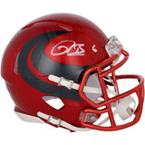 Reed Blankenship Autographed Houston Texans 2024 Alternate Battle Red Speed Mini Helmet Fanatics