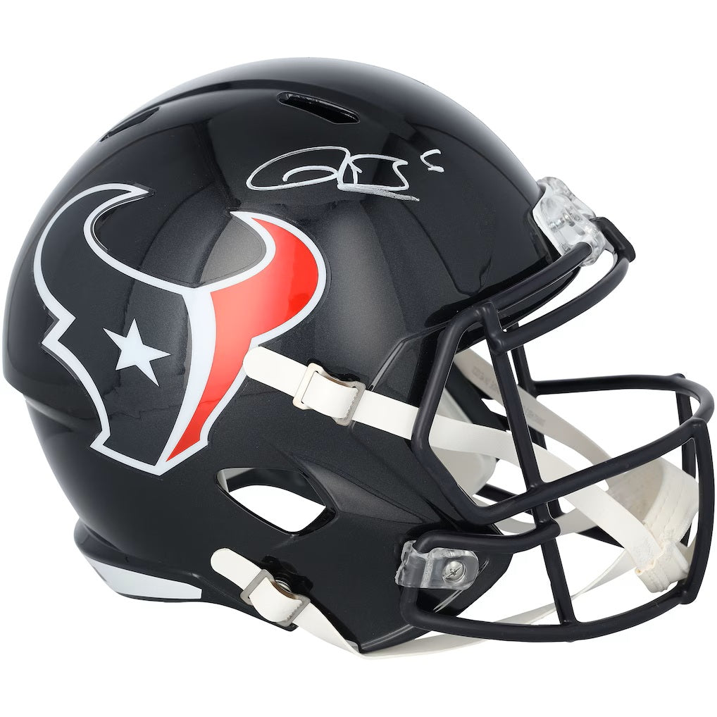 Reed Blankenship Signed Houston Texans Full Size Replica Speed Helmet Fanatics